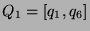 $ Q_1 = [q_1,q_6]$