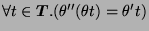$ \forall t\in \boldsymbol{T}.(\theta''(\theta t)=\theta' t)$