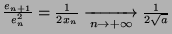 $ \frac{e_{n+1}}{e_n^2} = \frac{1}{2x_n} \xrightarrow[n\rightarrow +\infty]{} \frac{1}{2\sqrt{a}}$