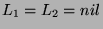 $ L_1 = L_2 = nil$