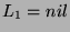 $ L_1=nil$