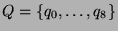 $ Q=\{q_0,\dots,q_8\}$